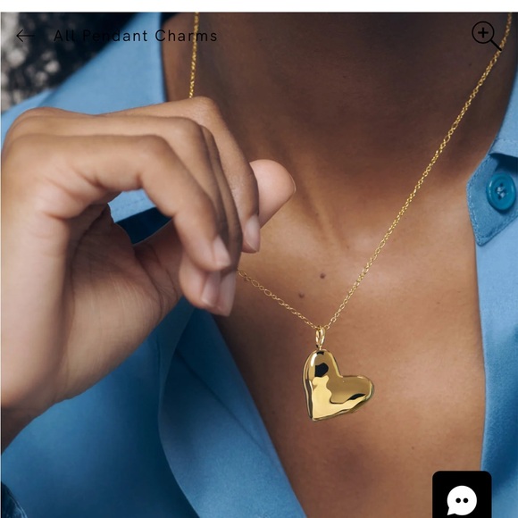 Monica Vinader Gold Locket Necklace.  In excellent condition. - Picture 4 of 4